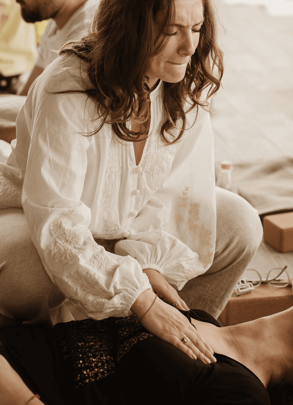 Somatic healing session